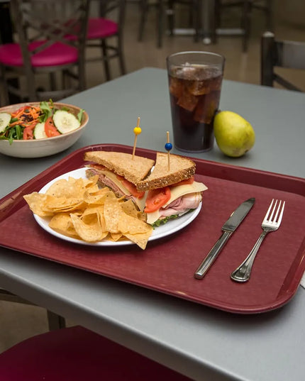 Khay Cafeteria Nhựa Carlisle 45.2 x 35.6 cm Đỏ Burgundy (CT141861)