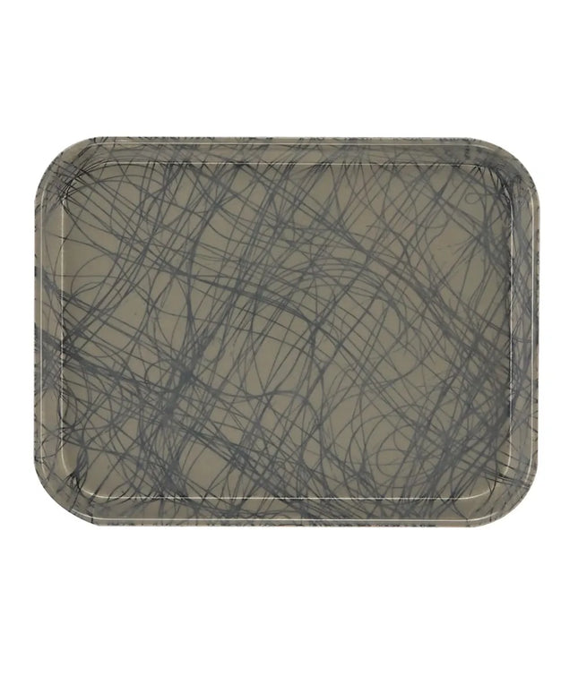 Khay Cafeteria Sợi Thủy Tinh Cambro 1014277 Camtray® 34.9 cm x 27 cm Xám Swirl
