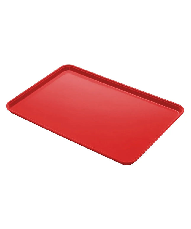 Khay Căng Tin Sợi Thủy Tinh Cambro 1014CL163 Camlite® 34.9 cm x 26.9 cm Đỏ Hồng