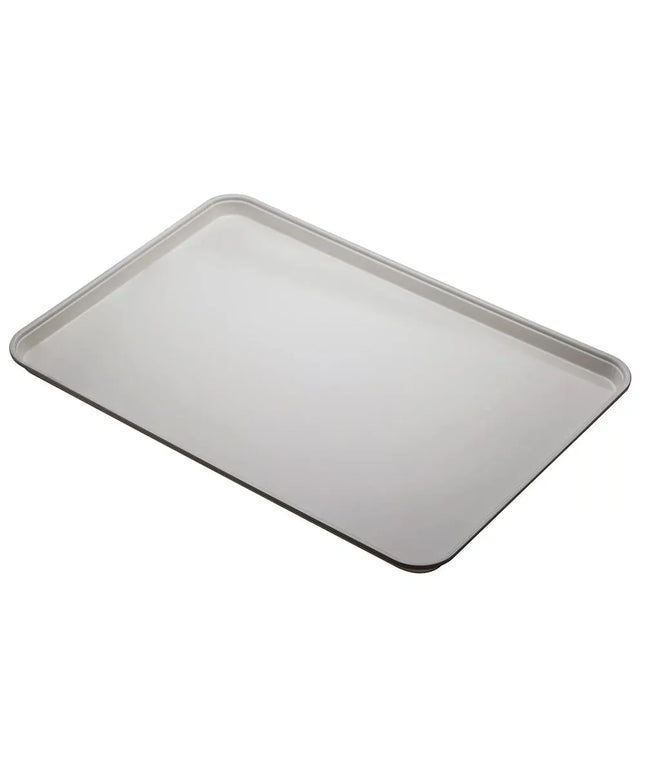 Khay Căng Tin Sợi Thủy Tinh Cambro 1014CL676 Camlite® 34.9 cm x 27 cm Trắng Thép