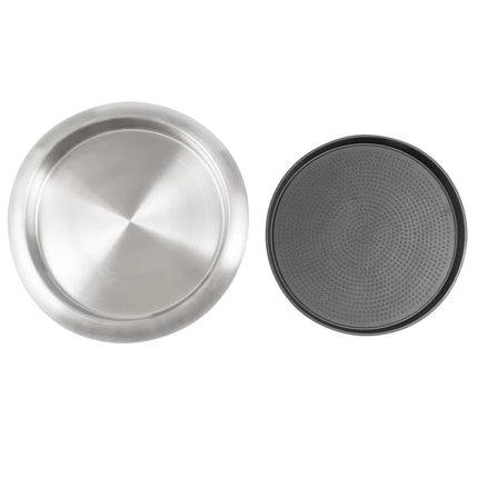 Khay Chống Trượt Service Ideas TR119RI 27.9 cm - Lót Cao Su Rời, Tay Cầm Đúc, Inox