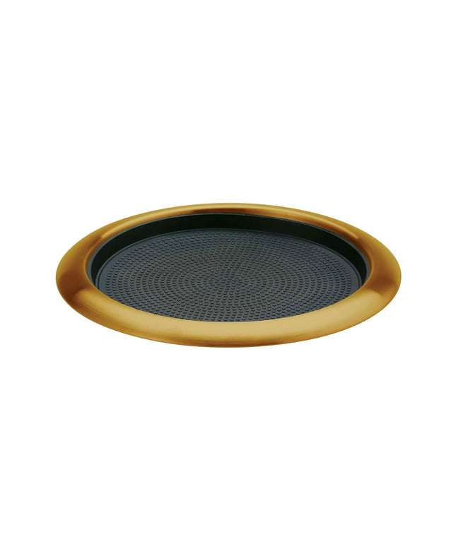 Khay Chống Trượt Service Ideas TR119RIVG 27.9 cm - Lót Cao Su Tháo Rời, Màu Vàng Cổ Điển