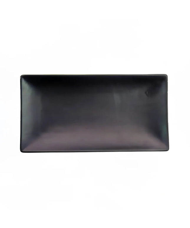 Khay Chữ Nhật Kiểu Nhật CAC 666-13-BLK 29.2 x 16.5 cm, Gốm, Đen