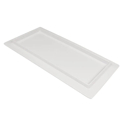 Khay Chữ Nhật Melamine American Metalcraft MEL189 46.4 cm x 22.9 cm, Trắng