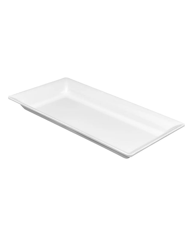 Khay Chữ Nhật Melamine American Metalcraft MEL19 36.2 cm x 19.1 cm, Trắng