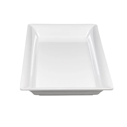 Khay Chữ Nhật Melamine American Metalcraft MEL19 36.2 cm x 19.1 cm, Trắng