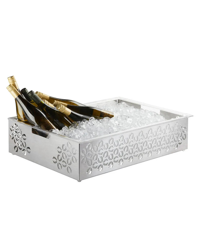 Khay Đá Chữ Nhật Rosseto SM264 67.3 cm x 47 cm x 17.8 cm, Inox