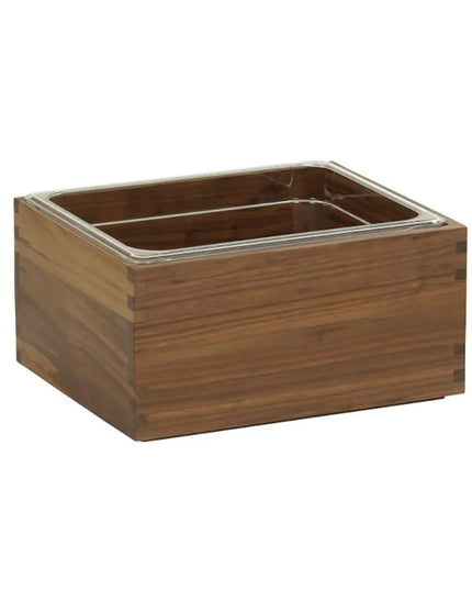 Khay Đá Hình Chữ Nhật Cal-Mil 23184-10-78 33.7 cm x 27.9 cm x 18.4 cm, Gỗ Óc Chó