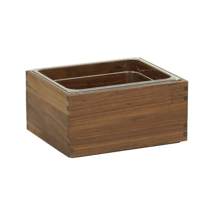 Khay Đá Hình Chữ Nhật Cal-Mil 23184-10-78 33.7 cm x 27.9 cm x 18.4 cm, Gỗ Óc Chó