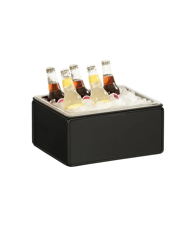 Khay Đá Hình Chữ Nhật Cal-Mil 23709-10-13 33 cm x 26.7 cm x 17.8 cm, Kim Loại Đen