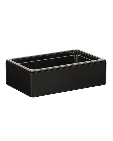 Khay Đá Hình Chữ Nhật Cal-Mil 23709-12-13 53.3 cm x 33 cm x 17.8 cm, Kim Loại Đen