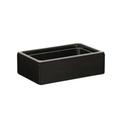 Khay Đá Hình Chữ Nhật Cal-Mil 23709-12-13 53.3 cm x 33 cm x 17.8 cm, Kim Loại Đen