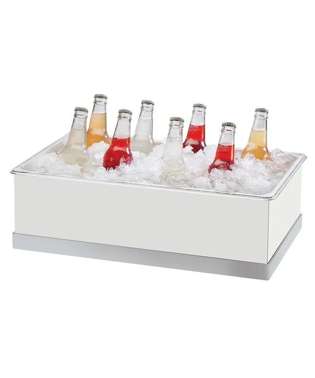 Khay Đá Hình Chữ Nhật Cal-Mil 3005-12-55 51.4 cm x 31.1 cm x 15.9 cm, Trắng Inox