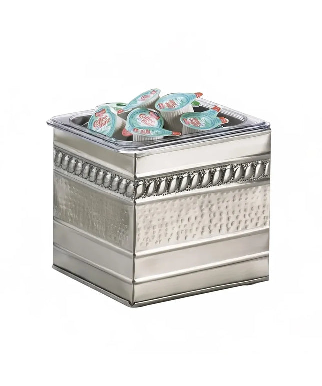 Khay Đá Hình Chữ Nhật Cal-Mil 475-6-55 17.8 cm x 15.2 cm x 16.5 cm, Inox