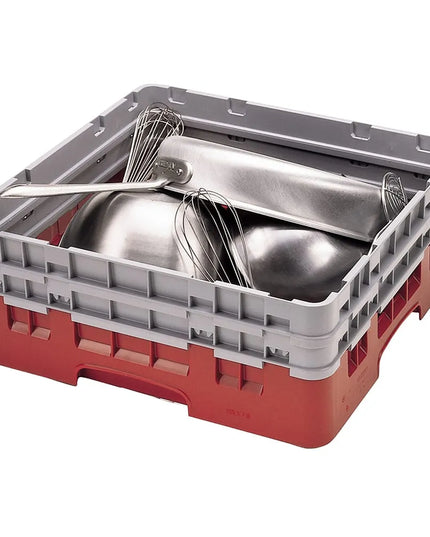 Khay Đế Cambro BR578163 Camrack Kèm 2 Phần Mở Rộng 1 Ngăn Cao 18.4 cm Đỏ