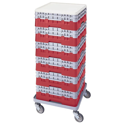 Khay Đế Cambro BR578163 Camrack Kèm 2 Phần Mở Rộng 1 Ngăn Cao 18.4 cm Đỏ