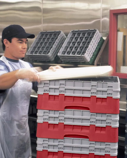 Khay Đế Cambro BR578163 Camrack Kèm 2 Phần Mở Rộng 1 Ngăn Cao 18.4 cm Đỏ