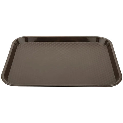 Khay Đồ Ăn Nhanh Nhựa GET 44.5 x 35.6 cm Nâu (FT-18-BR)