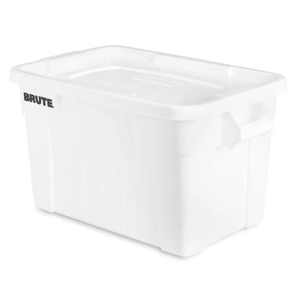 Khay Đựng Bát Đĩa Rubbermaid FG9S3100 BRUTE® Có Nắp 70.9 x 44.2 x 38.1 cm Trắng