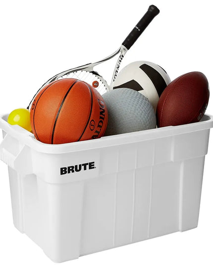 Khay Đựng Bát Đĩa Rubbermaid FG9S3100 BRUTE® Có Nắp 70.9 x 44.2 x 38.1 cm Trắng