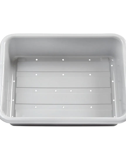 Khay Đựng Bát Đĩa Vollrath 1502-31 50.8 x 38.1 x 14.6 cm Đục Lỗ Màu Xám