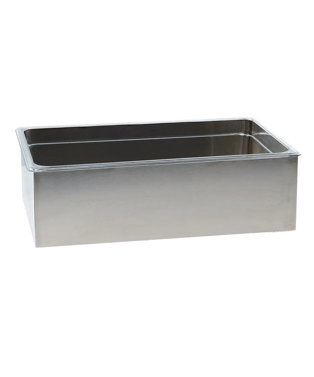 Khay Đựng Đá Cal-Mil 22064-12-55 Kèm Khay Nhựa Trong - 50.8 cm x 30.5 cm x 15.2 cm, Khung Inox