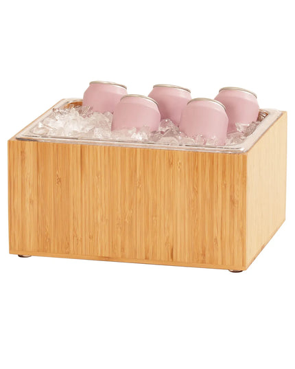 Khay Đựng Đá Chữ Nhật Cal-Mil 475-10-60 - 30.5 cm x 25.4 cm x 16.5 cm, Tre