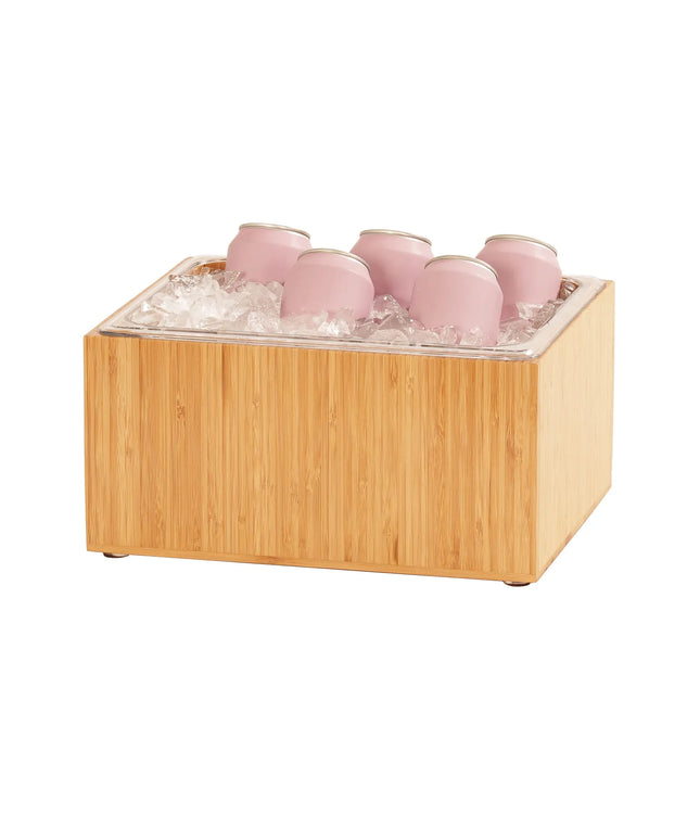 Khay Đựng Đá Chữ Nhật Cal-Mil 475-10-60 - 30.5 cm x 25.4 cm x 16.5 cm, Tre