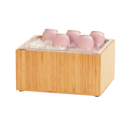 Khay Đựng Đá Chữ Nhật Cal-Mil 475-10-60 - 30.5 cm x 25.4 cm x 16.5 cm, Tre