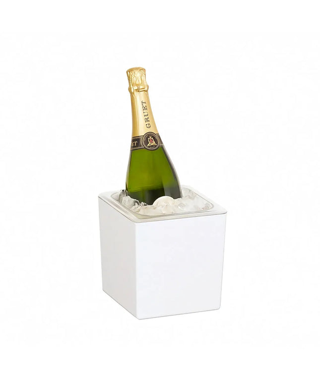 Khay Đựng Đá Chữ Nhật Cal-Mil 475-6-15 - 17.8 cm x 15.2 cm x 17.8 cm, Melamine, Trắng