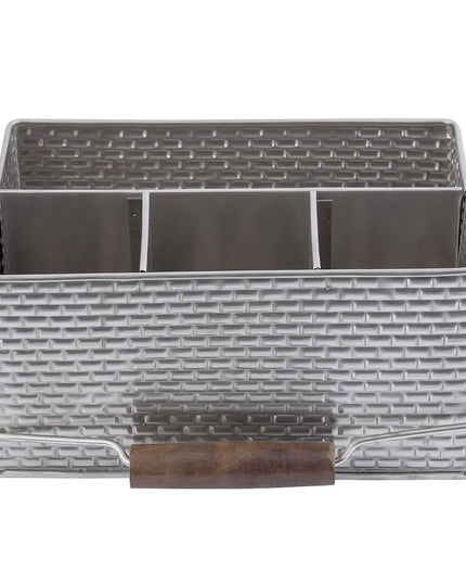 Khay Đựng Dao Muỗng Nĩa Chữ Nhật Tablecraft GPSSCADDY 4 Ngăn, Inox