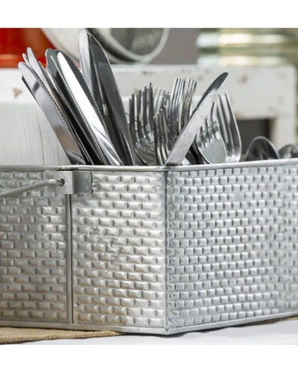 Khay Đựng Dao Muỗng Nĩa Chữ Nhật Tablecraft GPSSCADDY 4 Ngăn, Inox