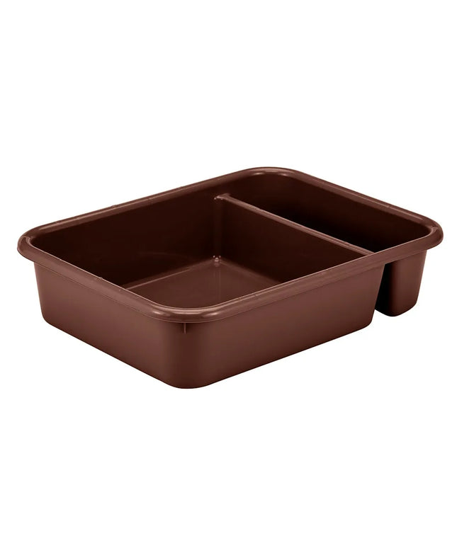 Khay Đựng Đồ Cambro Cambox® 1621CBP131 2 Ngăn 39.6 x 52.1 x 12.2 cm Màu Nâu Đậm