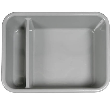 Khay Đựng Đồ Cambro Cambox® 1621CBP180 2 Ngăn 39.6 x 52.1 x 12.2 cm Màu Xám Nhạt