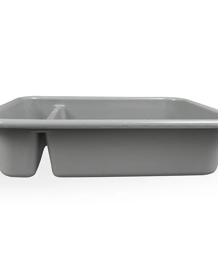 Khay Đựng Đồ Cambro Cambox® 1621CBP180 2 Ngăn 39.6 x 52.1 x 12.2 cm Màu Xám Nhạt