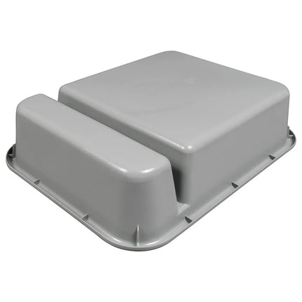 Khay Đựng Đồ Cambro Cambox® 1621CBP180 2 Ngăn 39.6 x 52.1 x 12.2 cm Màu Xám Nhạt