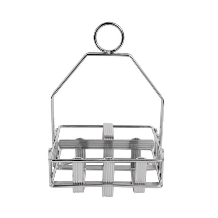 Khay Đựng Gia Vị 2 Ngăn Chữ Nhật Tablecraft 606R - Mạ Chrome