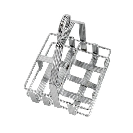 Khay Đựng Gia Vị 2 Ngăn Chữ Nhật Tablecraft 606R - Mạ Chrome