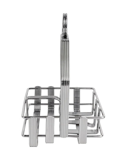 Khay Đựng Gia Vị 2 Ngăn Chữ Nhật Tablecraft 606R - Mạ Chrome