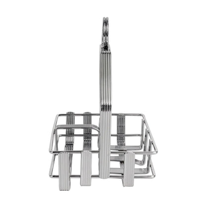 Khay Đựng Gia Vị 2 Ngăn Chữ Nhật Tablecraft 606R - Mạ Chrome