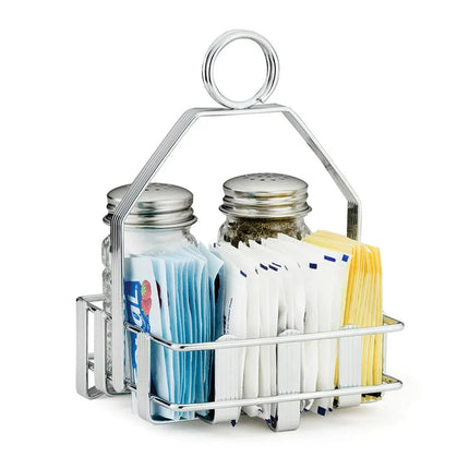 Khay Đựng Gia Vị 2 Ngăn Chữ Nhật Tablecraft 606R - Mạ Chrome