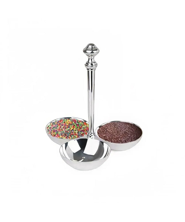 Khay Đựng Gia Vị 3 Ngăn Eastern Tabletop 7630 - Dung Tích 444 ml, Inox