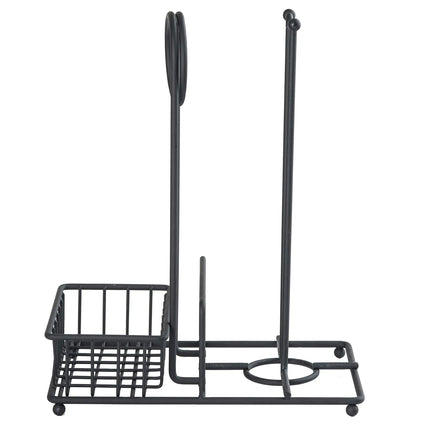 Khay Đựng Gia Vị Chữ Nhật 2 Ngăn Tablecraft 10263 - Thép, Đen