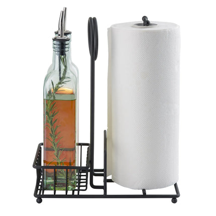 Khay Đựng Gia Vị Chữ Nhật 2 Ngăn Tablecraft 10263 - Thép, Đen