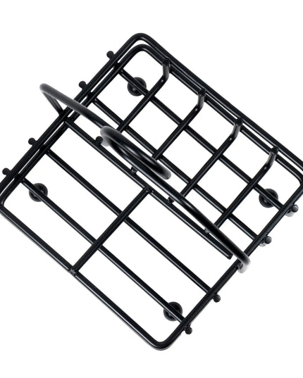 Khay Đựng Gia Vị Chữ Nhật 2 Ngăn Tablecraft 593RBK - Kim Loại, Đen