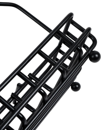 Khay Đựng Gia Vị Chữ Nhật 2 Ngăn Tablecraft 593RBK - Kim Loại, Đen