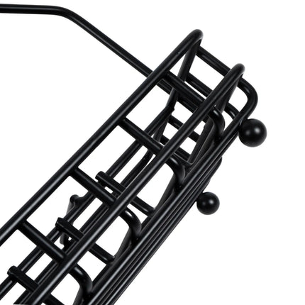 Khay Đựng Gia Vị Chữ Nhật 2 Ngăn Tablecraft 593RBK - Kim Loại, Đen