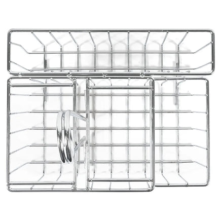 Khay Đựng Gia Vị Chữ Nhật 4 Ngăn GET 4-21696 - Mạ Chrome