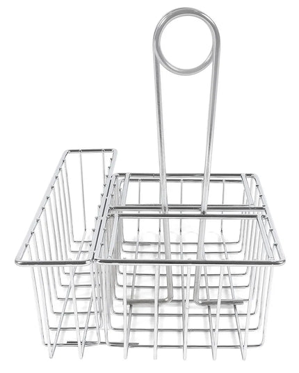Khay Đựng Gia Vị Chữ Nhật 4 Ngăn GET 4-21696 - Mạ Chrome