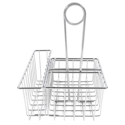 Khay Đựng Gia Vị Chữ Nhật 4 Ngăn GET 4-21696 - Mạ Chrome